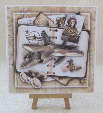 Male Card Army Themed Mini Kit by Julie Jenner
