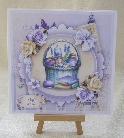 Lavender Basket Card Mini Kit by Julie Jenner