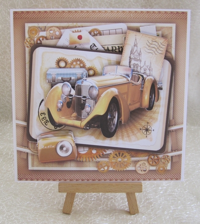 Male Card Travel Car Themed Mini Kit by Julie Jenner