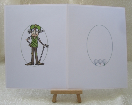Gus and his Golf by Julie Jenner