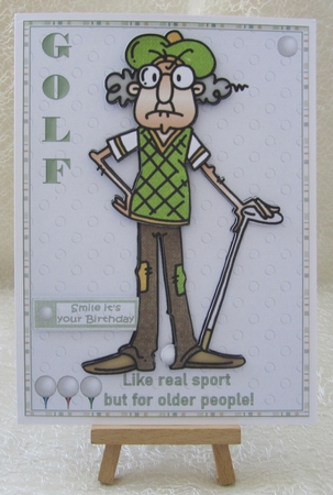 Gus and his Golf insert by Julie Jenner