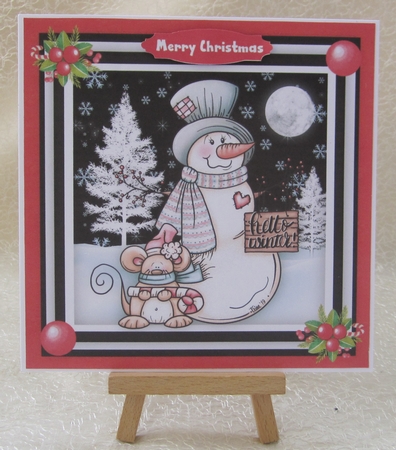   Snowman and Mouse by Julie Jenner