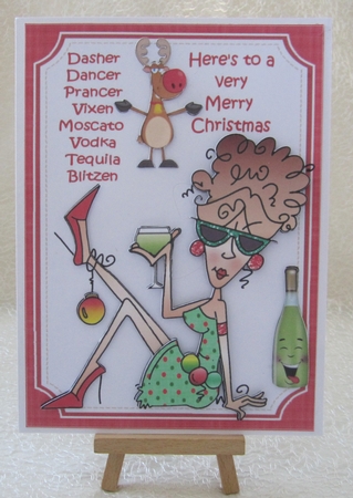 Rita and her Christmas Reindeer insert by Julie Jenner