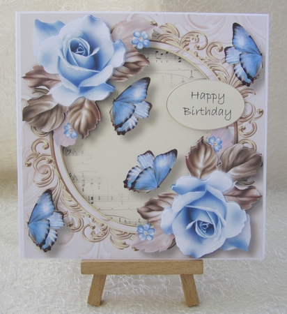 Shabby Chic Sepia & Blue by Julie Jenner