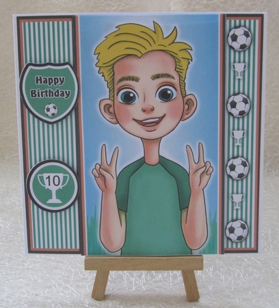 Football Boy Green With Ages 8 to 16 Yrs by Julie Jenner