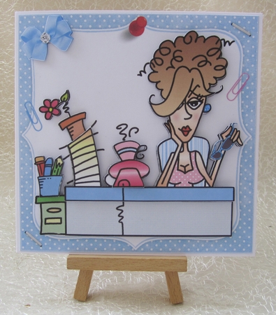 8x8 Rita is in the office mini kit by Julie Jenner