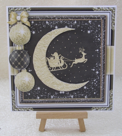 Christmas Moon2 Mini Card Kit by Julie Jenner