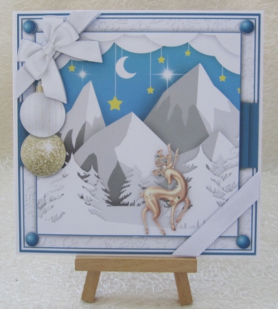 Christmas Scene2 Mini Card Kit by Julie Jenner