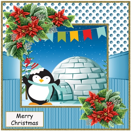 Dots Stripes Frames-Christmas Wishes by Julie Jenner