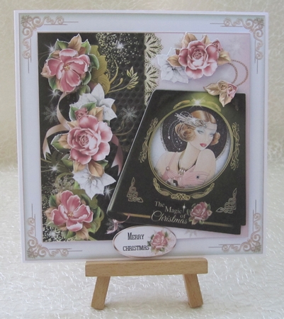 Bumper Kit of 4 Art Deco Christmas Mini Page Kits by Julie Jenner