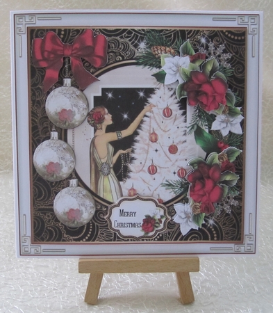 Bumper Kit of 4 Art Deco Ornate Christmas Mini Kits by Julie Jenner