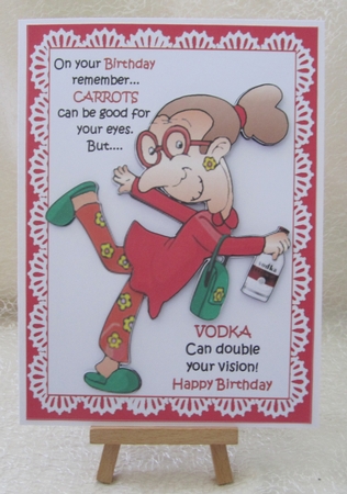 Carrots or vodka hmmm by Julie Jenner