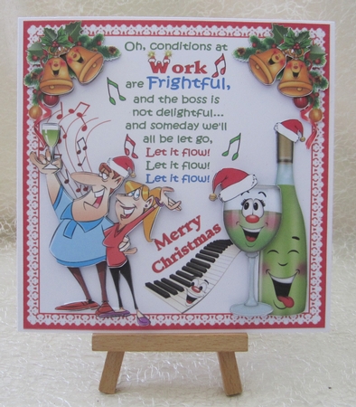 8x8 Christmas party at work mini kit by Julie Jenner