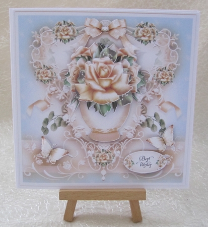 Cream Antique Floral Vintage Mini Kit by Julie Jenner