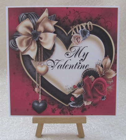 8x8 XO XO My Valentine mini kit by Julie Jenner