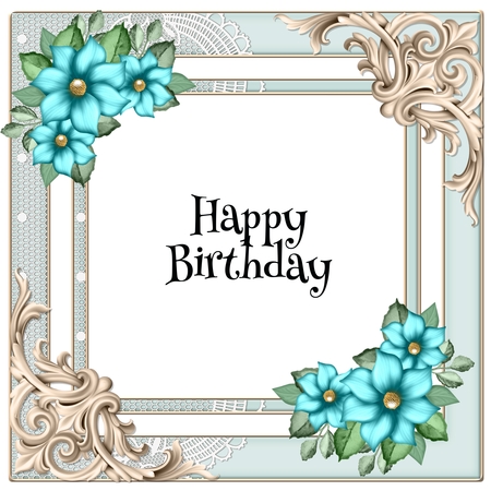 Vintage Pastel Florals two  by Julie Jenner