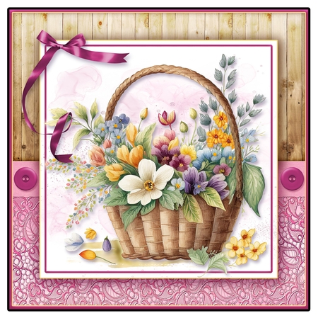Floral Baskets & Butterflies BUNDLE-2 by Julie Jenner