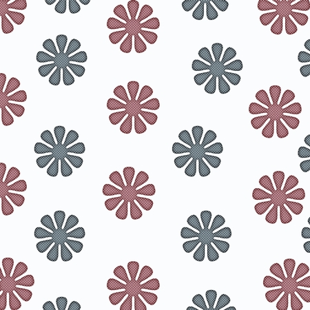 Soft Spring Polka Dot Flower by Julie Jenner