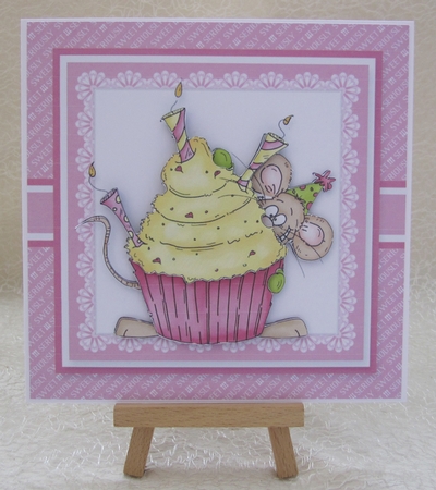 Sneaky Mouse Cupcake Topper by Julie Jenner
