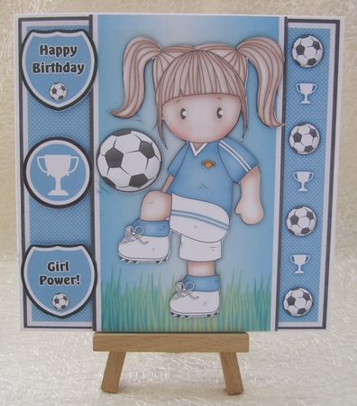 Football Chloe Pale Blue Mini Kit With Ages 3 to 7 yrs by Julie Jenner