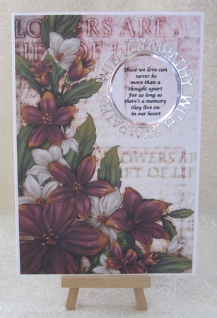 Sophia Floral Spray Paper Dark Pink by Julie Jenner