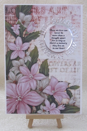 Sophia Floral Spray Paper Light Pink by Julie Jenner