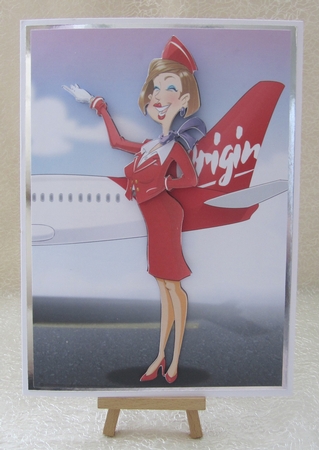 Air Hostess Red Blonde by Julie Jenner