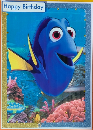 Finding Dory A5 Decoupage by julie Lill