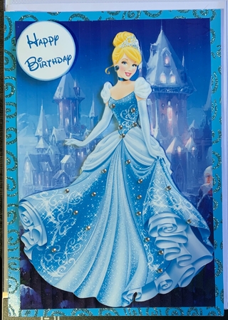 Cinderella A5 Decoupage by julie Lill