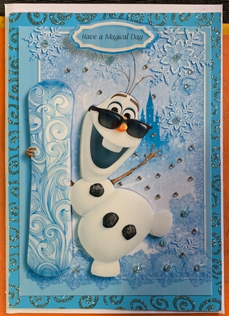 Frozen Fantasy Card Front Sheet 6 by julie Lill