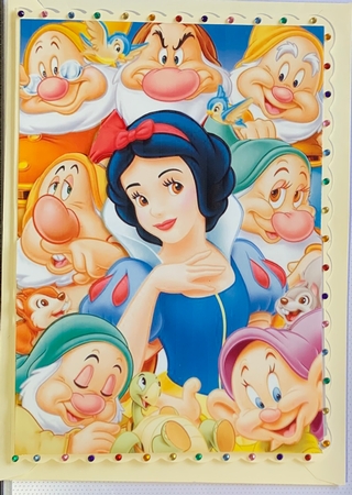 Snow White 2 A5 Quick Card by julie Lill