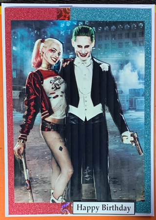 Suicide Squad 3 A5 Quick Card by julie Lill
