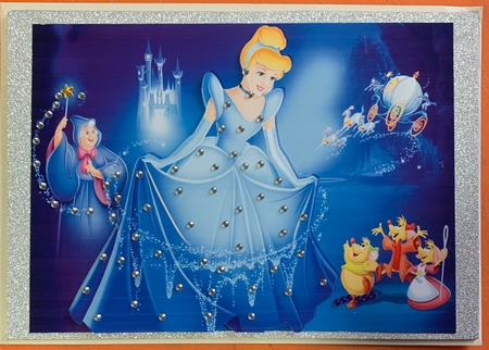 Cinderella 2 A5 Quick Card by julie Lill