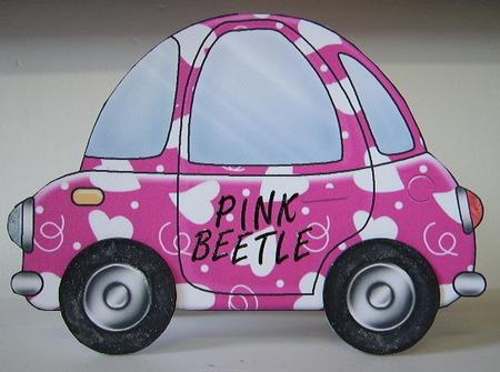 Funky Car Shaped Card by Julie Lynch