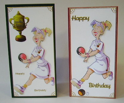 Bowls Lady Blonde Hair Decoupage Sheet. by Julie Lynch