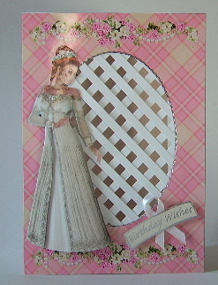 Flame Haired Beauty - Trellis Card Kit by Julie Lynch