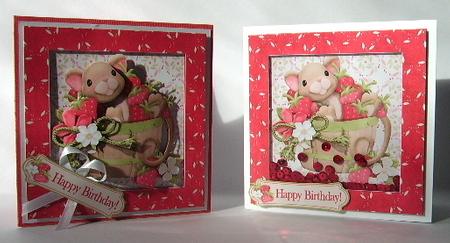 So Berry Special Shaker/picture Frame Card by Julie Lynch