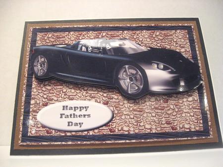 Fathers Day Sports Car by Julie Mansell
