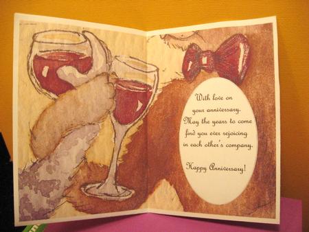 Drinking a Toast of Wine to Each Other by Julie Mansell
