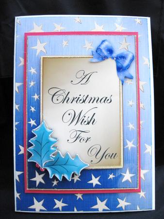 Elegant Christmas Greetings Matching Backing Paper by Julie Mansell
