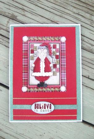 Santa Topper by Julie Mansell