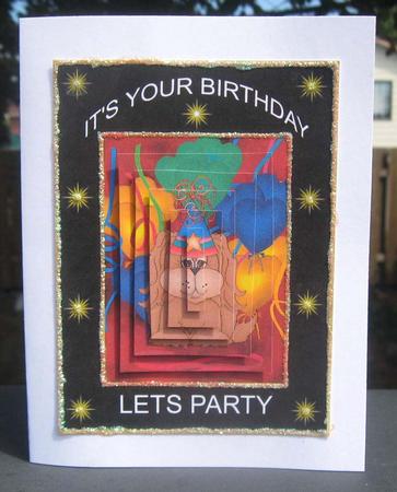 It's Your Birthday Pyramage by Julie Mansell