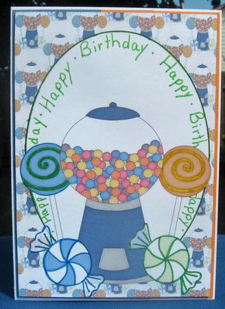 Sweet Treats Birthday Topper by Julie Mansell