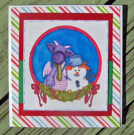 Ruperts Snowman Take 2 Stamp by Julie Mansell