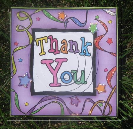 Thank You Circle Pyramage Topper by Julie Mansell