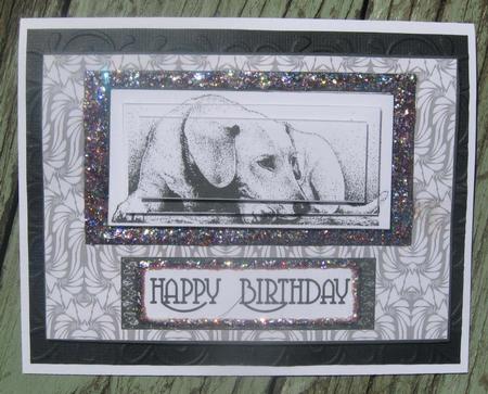 Dog Resting by Julie Mansell