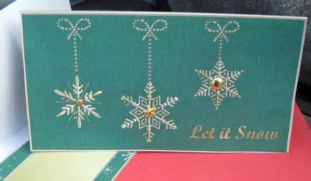 Elegant Let It Snow Money or Gift Wallet and Card Featured Gallery Photo