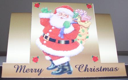 Santa Claus 2 Column Fold by Julie Mathewson