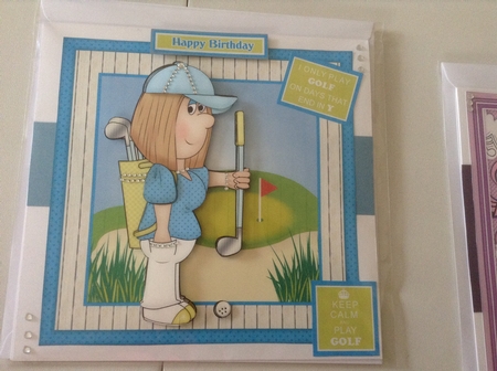 Keep Calm & Play Golf Mini Kit by julie McCartney