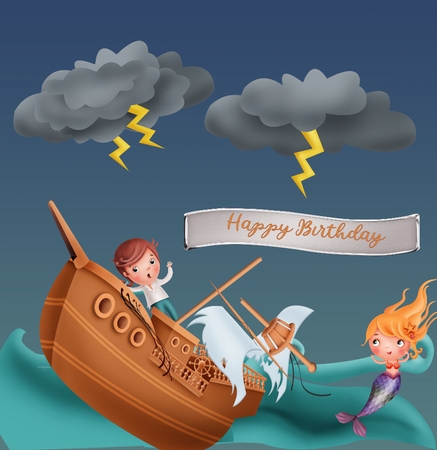 Storm on Sea by Julie McGregor
